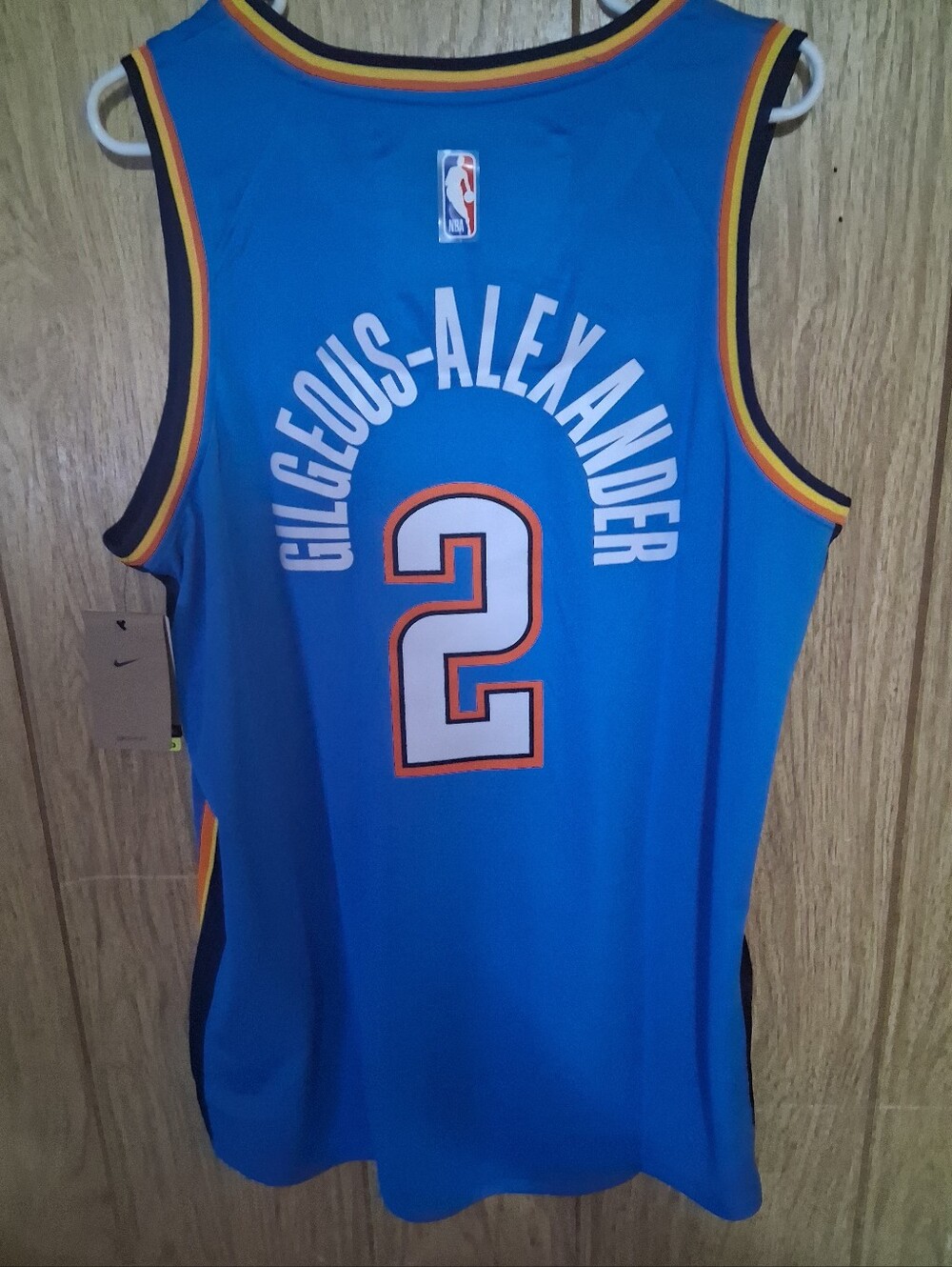 Sports Card With Shae Gilgeous-Alexander Oklahoma City Thunder icon XL jersey